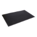 Crown-Tred Indoor/Outdoor Scraper Mat, Black Loop-Twist Ribb