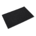 Needle-Rib Wiper/Scraper Mat, Rectangular, Charcoal Gray Rib
