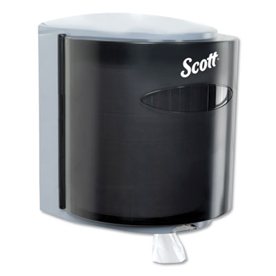 Roll Center Pull Towel Dispenser, 10.3 x 9.3 x 11.9, Smoke/G