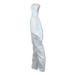 A40 Elastic-Cuff and Ankles Hooded Coveralls, X-Large, White