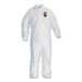 A40 Elastic-Cuff And Ankles Coveralls, 3x-Large, White, 25/c