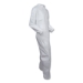 A30 Elastic-Back and Cuff Coveralls, 1" Flap, X-Large, White