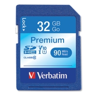 32gb Premium Sdhc Memory Card, Uhs-I V10 U1 Class 10, Up To