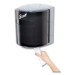 Roll Center Pull Towel Dispenser, 10.3 x 9.3 x 11.9, Smoke/G
