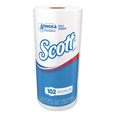 Choose-A-Sheet Kitchen Roll Paper Towels, 1-Ply, 4.8 x 11, W