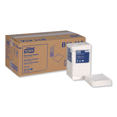Universal Beverage Napkin, 1-Ply, 9.13 x 9.13, 1/4 Fold, Pol
