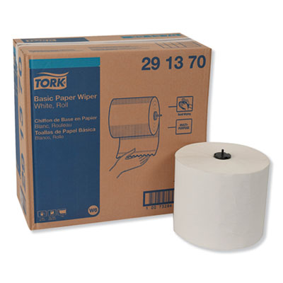 Basic Paper Wiper Roll Towel, 1-Ply, 7.68" x 1,150 ft, White