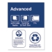 Advanced Dinner Napkins, 2-Ply, 15 x 16.25, 1/8 Fold, White,