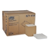 Universal Dinner Napkins, 1-Ply, 17 x 17, 1/4 Fold, White, 4