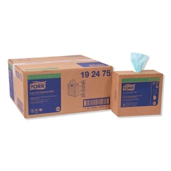 Low-Lint Cleaning Cloth, 1-Ply, 9 x 16.5, Unscented, Turquoi