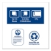 Multipurpose Paper Wiper, 2-Ply, 9 x 10.25, White, 110/Box,