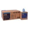 Industrial Paper Wiper, 4-Ply, 8.54 x 16.5, Unscented, Blue,