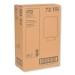 Folded Towel Dispenser, 11.75 X 6.25 X 18, Smoke