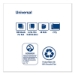Universal Bath Tissue, Septic Safe, 2-Ply, White, 500 Sheets