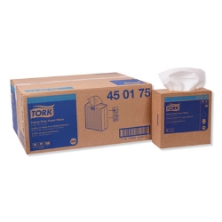 Heavy-Duty Paper Wiper, 1-Ply, 9.25 x 16.25, Unscented, Whit