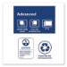 Advanced Facial Tissue, Flat Box, 2-Ply, White, 100 Sheets/B