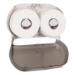 Twin Jumbo Roll Bath Tissue Dispenser, 19.29 X 5.51 X 11.83,