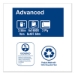 Advanced Jumbo Bath Tissue, Septic Safe, 2-Ply, 3.48" x 1,60