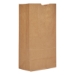 Grocery Paper Bags, 20# Size, 40# Basis Weight, 8.25" x 5.25