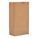 Grocery Paper Bags, 10# Size, 35# Basis Weight, 7" x 4.38" x
