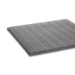 Ribbed Vinyl Anti-Fatigue Mat, Rectangular, Gray Ribbed Surf
