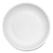Paper Plates, 6" dia, White, 1,000/Carton