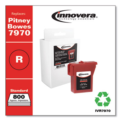 Compatible Red Postage Meter Ink, Replacement for 797-0 (797