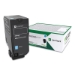 74c00cg Return Program Toner, 3,000 Page-Yield, Cyan