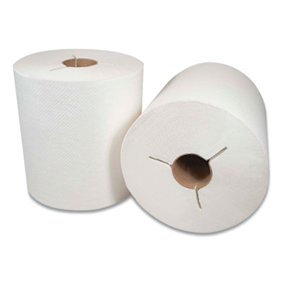 Morsoft Controlled Towels, Y-Notch, 1-Ply, 8" x 800 ft, Whit