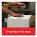 Box Lock Shipping Packaging Tape, 1.5" Core With Dispenser,