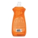 Dish Detergent, Liquid, Orange Scent, 28 Oz Bottle, 9/carton