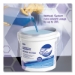 WetTask Customizable Wet Wiping System Bucket, White/Blue, 4