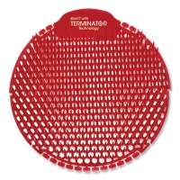 Slant7 with Terminator Urinal Screen, Forest Scent, Red, 5/B