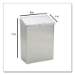 Wall Mount Sanitary Napkin Receptacle, Stainless Steel
