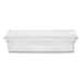 Food/Tote Boxes, 8.5 gal, 26 x 18 x 6, Clear, Plastic