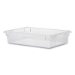 Food/Tote Boxes, 8.5 gal, 26 x 18 x 6, Clear, Plastic