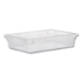 Food/Tote Boxes, 8.5 gal, 26 x 18 x 6, Clear, Plastic