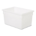 Food/Tote Boxes, 21.5 gal, 26 x 18 x 15, White, Plastic