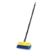 Bi-Level Deck Scrub Brush, Blue Polypropylene Bristles, 10"