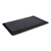 Cushion-Step Marbleized Rubber Mat, Rectangular, Black Smoot