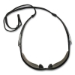 Nemesis Readers Safety Glasses, 2.5+ Diopter, Black Half Fra