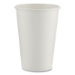 Paper Hot Cups, 16 Oz, White, 50/sleeve, 20 Sleeves/carton