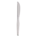 Heavyweight Polystyrene Cutlery, Knife, Plastic, Clear, 1,00
