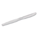 Heavyweight Polystyrene Cutlery, Knife, Plastic, Clear, 1,00
