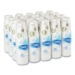 Pathways Paper Hot Cups, WiseSize, 8 oz, White/Brown, 25/Bag
