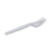 Plastic Cutlery, Heavyweight Fork, White, 100/Box, 10 Boxes/