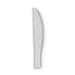 Plastic Cutlery, Mediumweight Knife, White, 1,000/Carton
