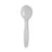Plastic Cutlery, Heavyweight Soup Spoon, White, 100/Box, 10