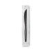 Grab'N Go Wrapped Cutlery, Knife, Plastic, Black, 90/Box, 6