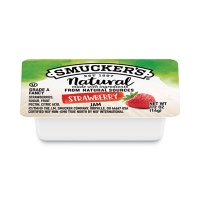 Smuckers 1/2 Ounce Natural Jam, Strawberry, 0.5 oz Container